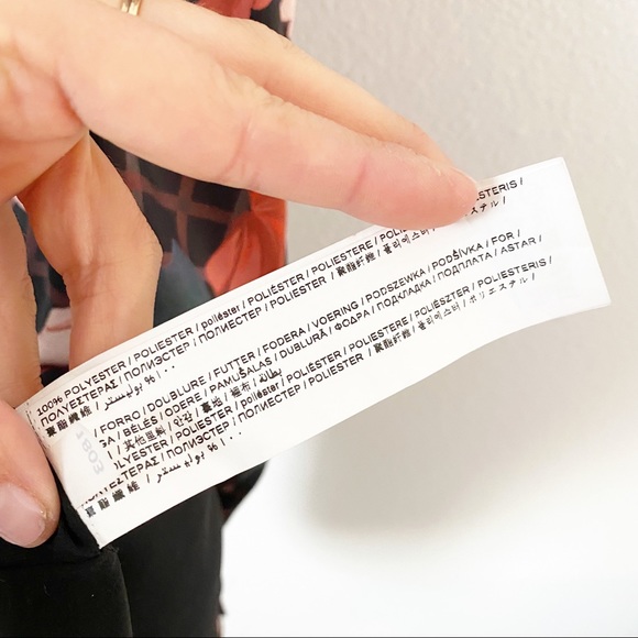 MANGO Suit Floral + Plaid Midi Dress - Size 4 - Picture 14 of 14